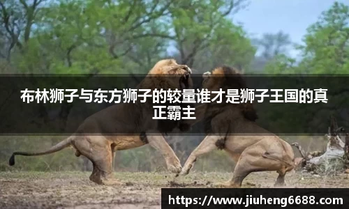 布林狮子与东方狮子的较量谁才是狮子王国的真正霸主